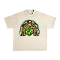 Sandshell western cactus rainbow Urban Heavy Tee - Zillion Design Studio