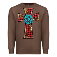 Chestnut christmas cross Premium Sweatshirt - BarkalooDesign