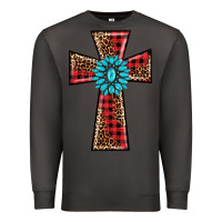 Smoke christmas cross Premium Sweatshirt - BarkalooDesign