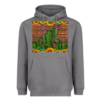 Storm sunflowers turquoise serape cactus tumbler Heavyweight Hoodie - Artiststas