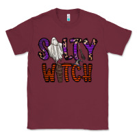 Burgundy Salty Witch Classic Tee - CowhideDigitalArt