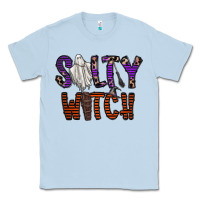Dusty Blue Salty Witch Classic Tee - CowhideDigitalArt