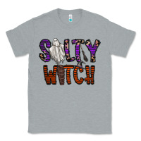 Heather Grey Salty Witch Classic Tee - CowhideDigitalArt