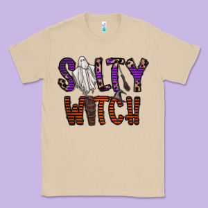 Salty Witch Classic Tee Designed By Cowhidedigitalart