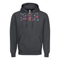Smoke faith ribbon gemstone Zipper Hoodie - JahusDesignShop