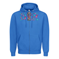 True Royal faith ribbon gemstone Zipper Hoodie - JahusDesignShop