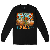 Black it's fall y'all Long Sleeve Tee - HRA Design Shop