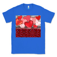 True Royal valentine's day red hearts red leopard Classic Tee - BarkalooDesign