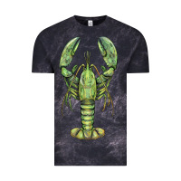Cloud Black lobster Vintage Tee - BarkalooDesign