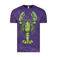 Cloud Purple lobster Vintage Tee - BarkalooDesign