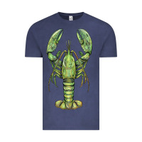 Vintage Denim lobster Vintage Tee - BarkalooDesign