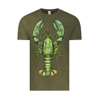 Vintage Olive lobster Vintage Tee - BarkalooDesign
