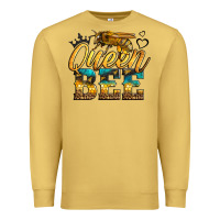 Antique Gold queen bee Premium Sweatshirt - LillyAllenDesigns