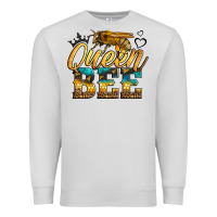 Dove Grey queen bee Premium Sweatshirt - LillyAllenDesigns
