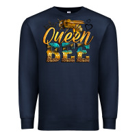 Navy queen bee Premium Sweatshirt - LillyAllenDesigns