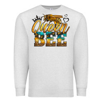 Oatmeal Heather queen bee Premium Sweatshirt - LillyAllenDesigns