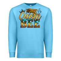 Ocean Blue queen bee Premium Sweatshirt - LillyAllenDesigns