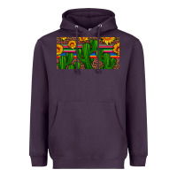 Plum sunflowers and cactus license plate Heavyweight Hoodie - Artiststas