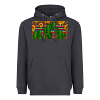 Smoke sunflowers and cactus license plate Heavyweight Hoodie - Artiststas