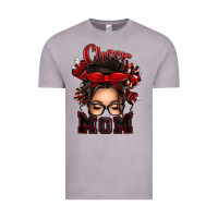 Cheer Mom Messy Bun Vintage Tee | Teevron