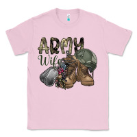 Bubblegum Pink army wife Classic Tee - SublimationCraftShop