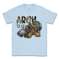 Dusty Blue army wife Classic Tee - SublimationCraftShop