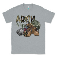 Heather Grey army wife Classic Tee - SublimationCraftShop