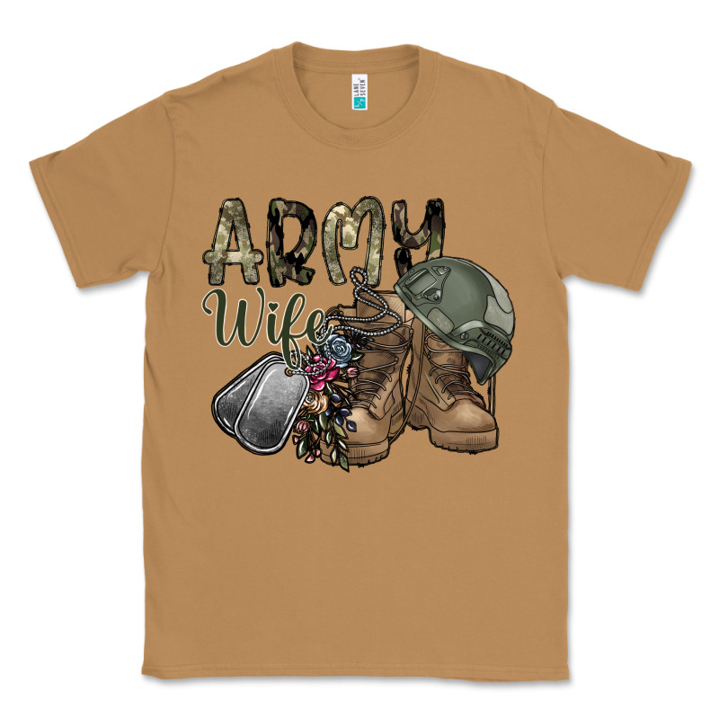 Army Wife Classic Tee by SublimationCraftShop | Teevron