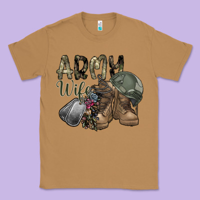 Army Wife Classic Tee Designed By Sublimationcraftshop