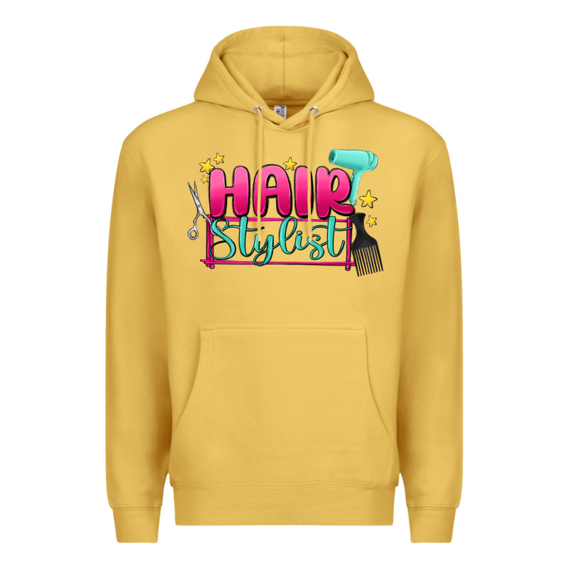 Hair Stylist Premium Hoodie by MaliasSmallBusiness | Teevron
