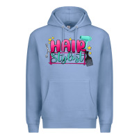 Colony Blue hair stylist Premium Hoodie - MaliasSmallBusiness