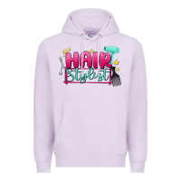 Lilac hair stylist Premium Hoodie - MaliasSmallBusiness