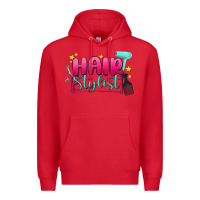 Red hair stylist Premium Hoodie - MaliasSmallBusiness