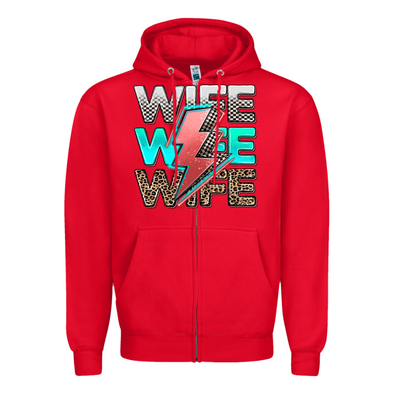 Racing Wife Wife Wife Zipper Hoodie by AdoDesignShop | Teevron