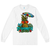 White summer Long Sleeve Tee - SublimationCraftShop