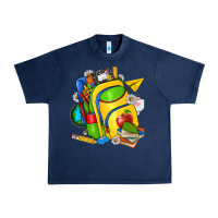 Navy school bag Urban Heavy Tee - texasbilliewilder