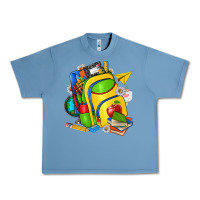 Pebble Blue school bag Urban Heavy Tee - texasbilliewilder