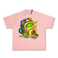 Salmon school bag Urban Heavy Tee - texasbilliewilder