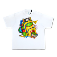 White school bag Urban Heavy Tee - texasbilliewilder