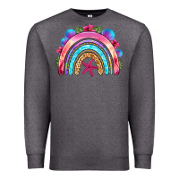 Charcoal Heather summer rainbow Premium Sweatshirt - NancyCooperArtShop