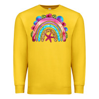 Lemon summer rainbow Premium Sweatshirt - NancyCooperArtShop
