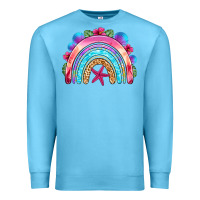Ocean Blue summer rainbow Premium Sweatshirt - NancyCooperArtShop