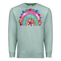 Seafoam summer rainbow Premium Sweatshirt - NancyCooperArtShop