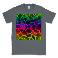 Charcoal Heather colorful giraffe seamless pattern Classic Tee - BundleAndBundleShop