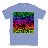 Colony Blue colorful giraffe seamless pattern Classic Tee - BundleAndBundleShop