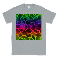 Heather Grey colorful giraffe seamless pattern Classic Tee - BundleAndBundleShop