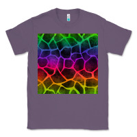 Lavender colorful giraffe seamless pattern Classic Tee - BundleAndBundleShop