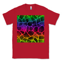 Red colorful giraffe seamless pattern Classic Tee - BundleAndBundleShop