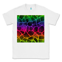 White colorful giraffe seamless pattern Classic Tee - BundleAndBundleShop