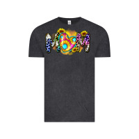 Vintage Black mom sunflower Vintage Tee - Zillion Design Studio